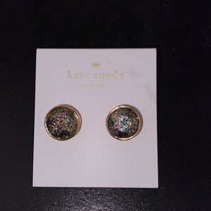 Glitter Kate Spade earrings